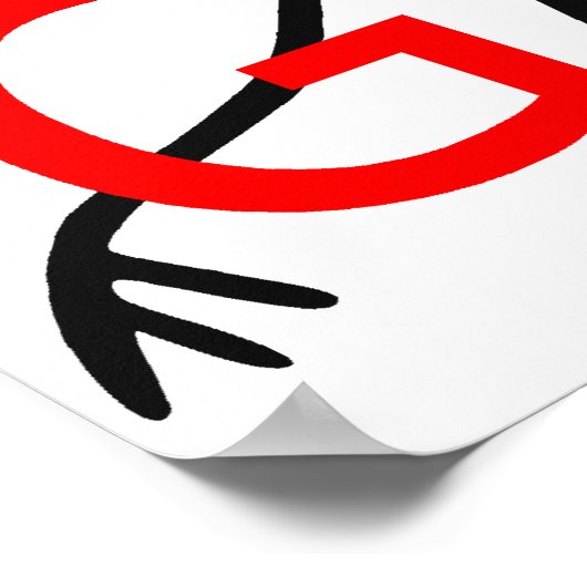 GTFO haalt Guy Rage Face Comee Meme uit Poster (Hoek)