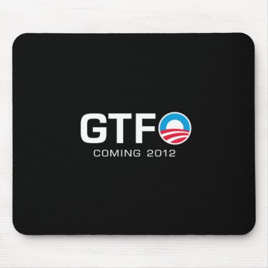 GTFO - komend jaar 2012 Muismat (Voorkant)