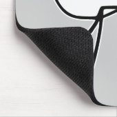 GTFO komt uit Guy Rage Face Comee Meme Muismat (Hoek)