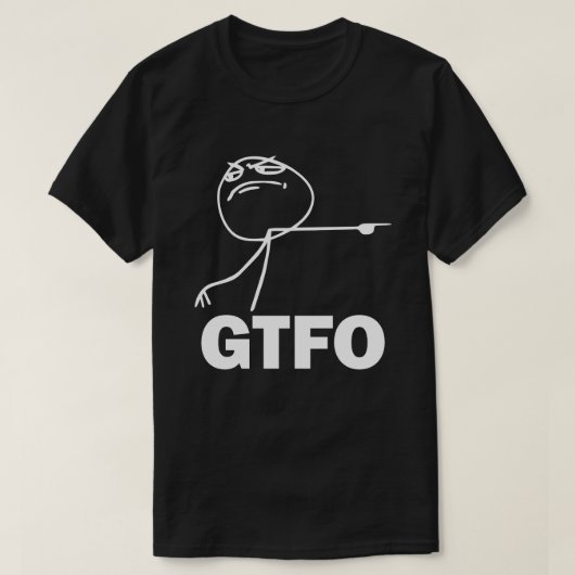 GTFO Meme T-shirt (Design voorkant)