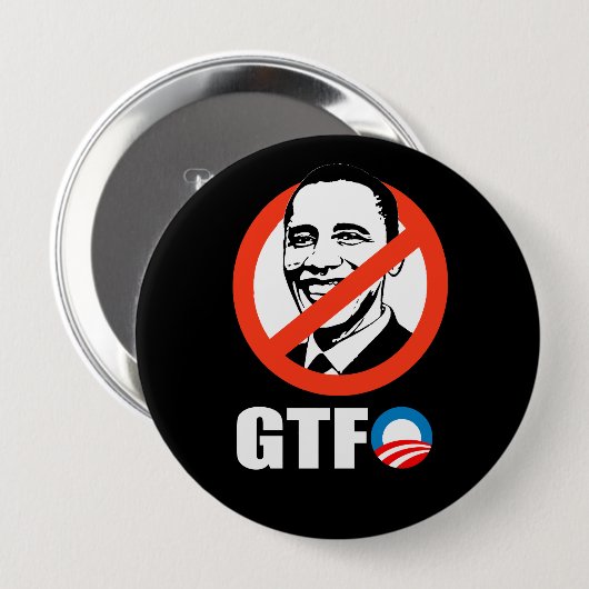 GTFO RONDE BUTTON 4,0 CM (Voorkant /achterkant)