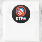 GTFO RONDE STICKER (Tas)