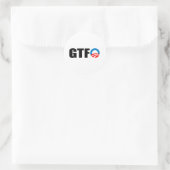 GTFO RONDE STICKER (Tas)