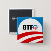 GTFO VIERKANTE BUTTON 5,1 CM (Voorkant /achterkant)