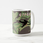 GTFODJT Haal de F Out DJT Anti Trump Koffiemok (Voorkant rechts)