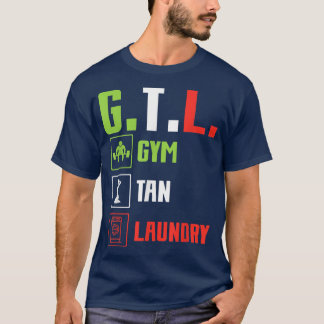 GTL Gym Tan-wasgoed T-shirt