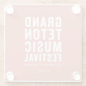 GTMF-Logo-Onderzetter Glazen Onderzetter (Achterkant)