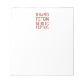 GTMF Notitieblok terracotta (Voorkant)