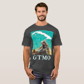 GTMO Iguana Guantanamo Bay Cuba T-shirt (Voorkant volledig)