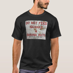 GTMO Niet Voeden Leguanen & Bananen Ratten - Guant T-shirt
