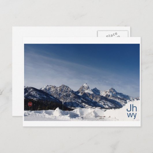 GTNP WINTER BRIEFKAART (Voorkant / Achterkant)