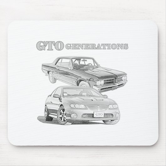 GTO-generaties Muismat (Voorkant)