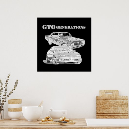 GTO-generaties Poster (Keuken)