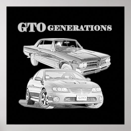 GTO-generaties Poster (Voorkant)