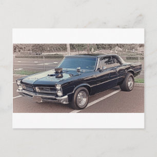 GTO Musculair Car Classic Power HDR Foto's Afbeeld Briefkaart