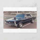 GTO Musculair Car Classic Power HDR Foto's Afbeeld Briefkaart (Voorkant)