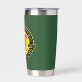 GTPD Logo drankenthermosbeker Geïsoleerde Drinkbeker (Links)