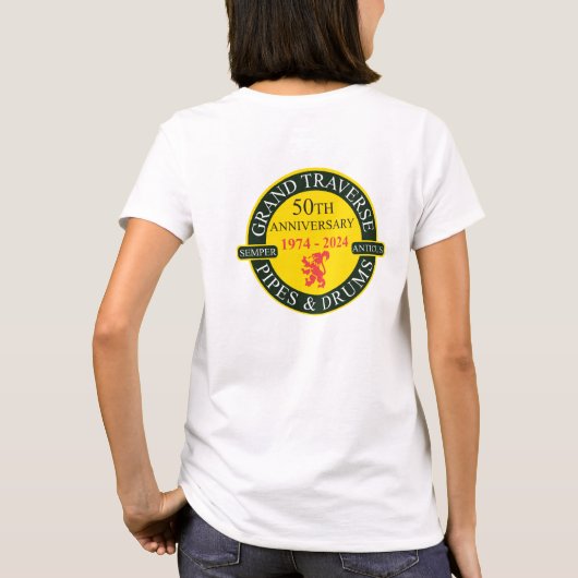 GTPD "Vrouwen" 50e Jubileum Viering T-shirt (Achterkant)