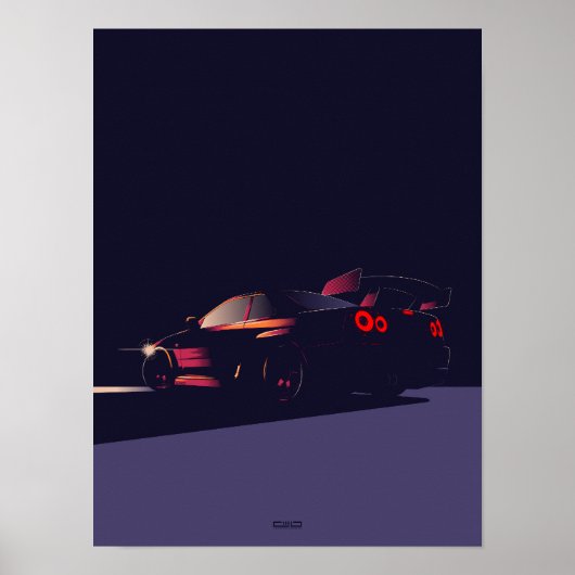 GTR34 POSTER (Voorkant)