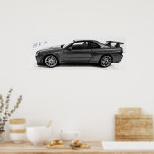 GTR BNR34 POSTER (Keuken)