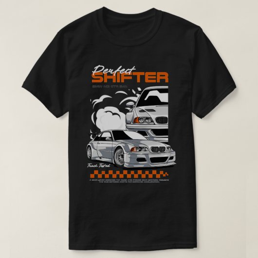 GTR E46 Perfecte Shifter T-shirt (Design voorkant)