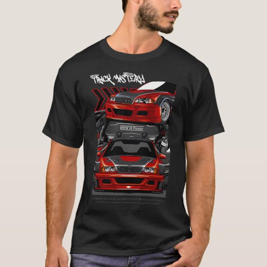 GTR E46 Track Mystery T-shirt (Voorkant)