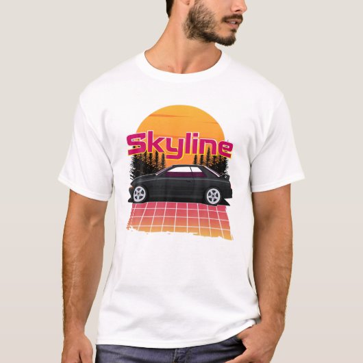 Gtr Skyline 1990 T-shirt (Voorkant)