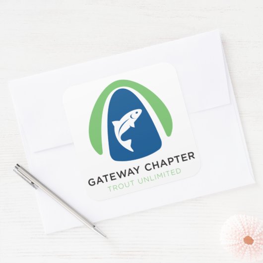 GTU-Stickers Vierkante Sticker (Envelop)