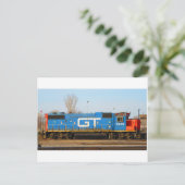 GTW 5849 locomotief CN Stuart Yard Hamilton Briefkaart (Staand voorkant)