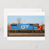 GTW 5849 locomotief CN Stuart Yard Hamilton Briefkaart (Voorkant / Achterkant)