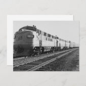 GTW Diesel Engine #9008 Treinverbinding #92 Eastbo Briefkaart (Voorkant / Achterkant)