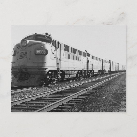 GTW Diesel Engine #9008 Treinverbinding #92 Eastbo Briefkaart (Voorkant)