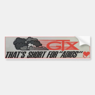 GTX Bumpersticker