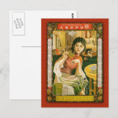 Gu Hui Chun Tang Medicine Poster 1931 China Briefkaart (Voorkant / Achterkant)