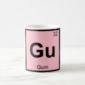 Gu - Tabelsymbool voor de chemie van de tandheelku Koffiemok (Center)