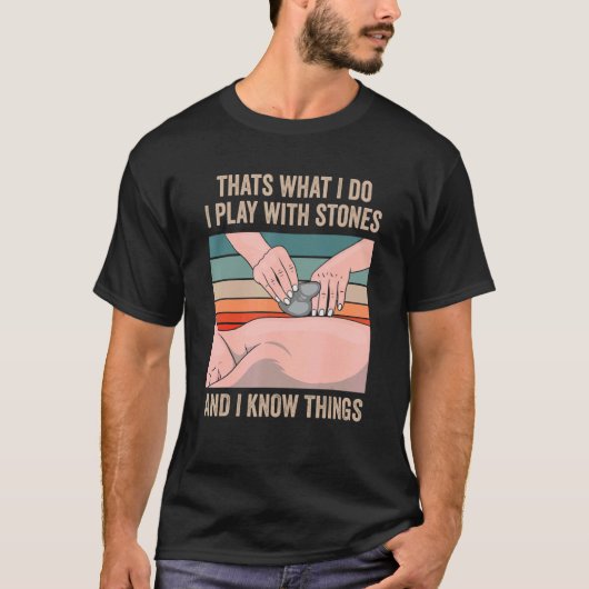 Gua Sha Massage Fun Chinese Relax Therapy Wellness T-shirt (Voorkant)