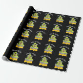 Guac Dip You Say Funny Guacamole Dip Pun Dark BG Cadeaupapier (Uitgerold)