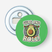Guac en Roll Button Flesopener (Voorkant)