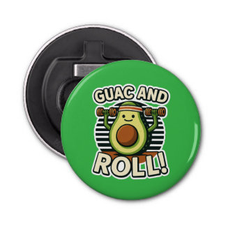 Guac en Roll Button Flesopener