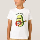 Guac en Roll Grappige avocado woordspeling T-shirt (Voorkant)