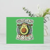 Guac en Roll Kaart (Staand voorkant)
