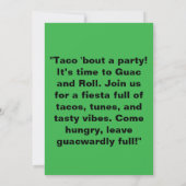 Guac en Roll Kaart (Achterkant)