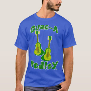 Guac Medley Guacamole Avocado gitaar slogan T-shirt