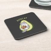 Guac Meow-modus Bier Onderzetter (Linkerzijde)