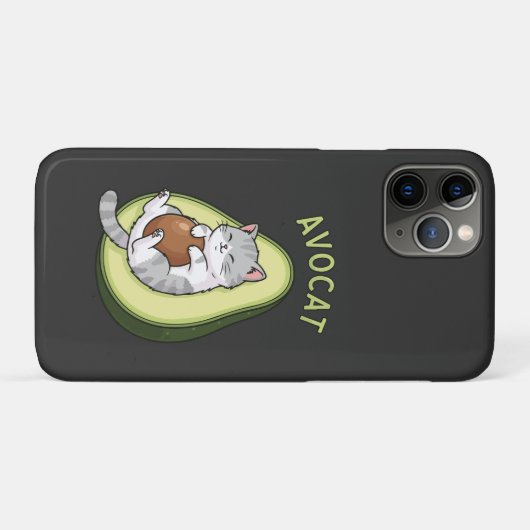 Guac Meow-modus Case-Mate iPhone Case (Achterkant (horizontaal))