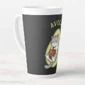 Guac Meow-modus Latte Mok (Linkerhoek)