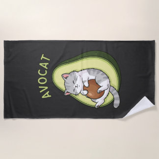 Guac Meow-modus Strandlaken