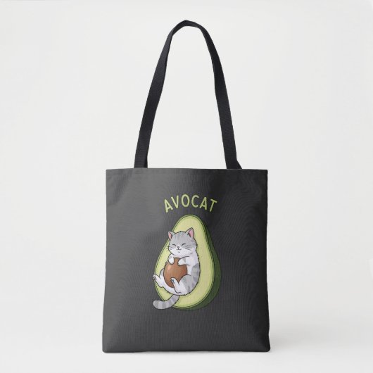 Guac Meow-modus Tote Bag (Voorkant)