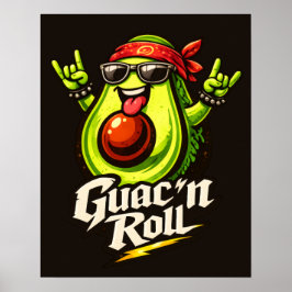 Guac 'n Roll - Guac Pack - Foodie Vrienden Poster