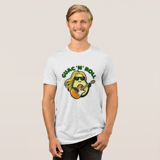 Guac ´n ´Roll Tri-Blend Shirt (Voorkant volledig)
